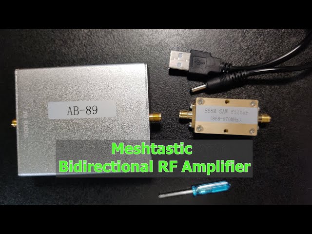 Meshtastic US-915 MHz and EU-868 MHz Bidirectional RF Amplifier AB-89 Overview by Technology Master