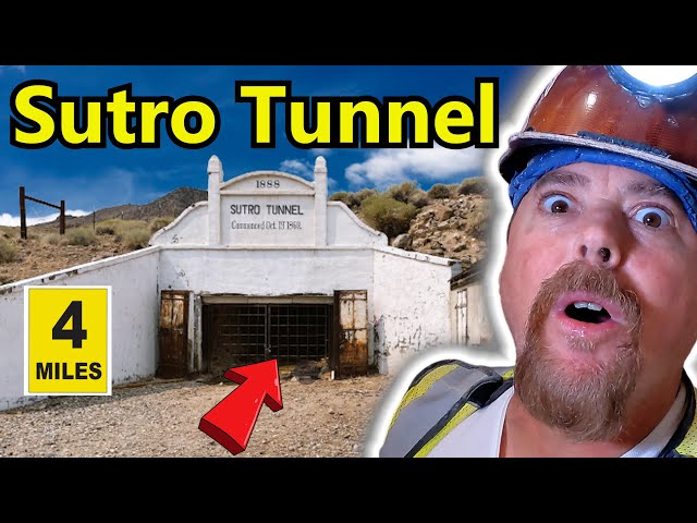 "Exploring the Mysterious Sutro Tunnel in Virginia City, Nevada 🔦"