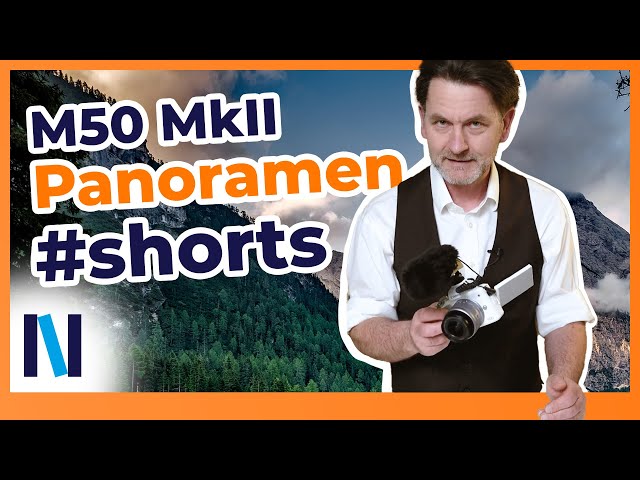 Canon EOS M50 Mark II: Perfekte Landschaftsfotos - Als Panorama! #shorts