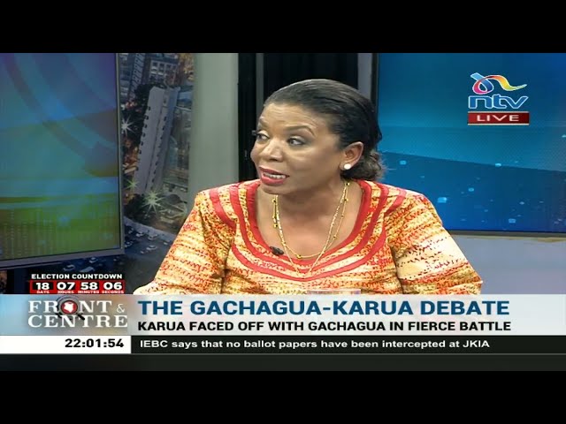 Panel debates Martha Karua's presence at the deputy presidential debate | Front and Centre