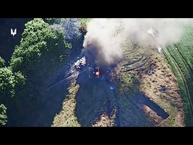 Buk SAM System Destroyed in Kursk by RAM II UAV