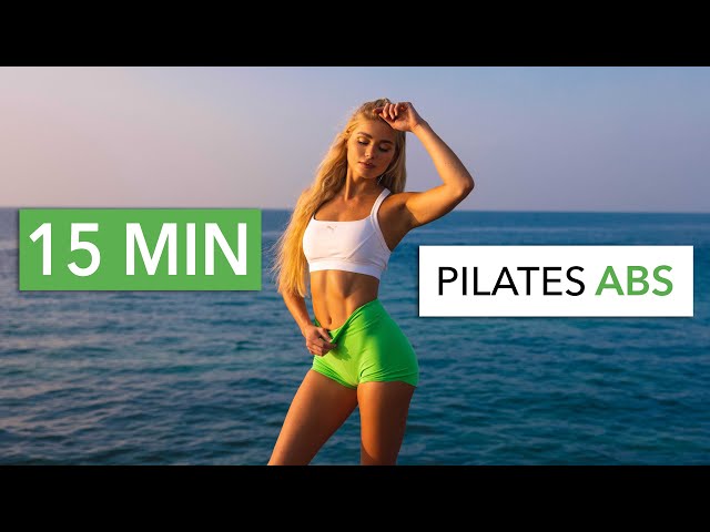 15 MIN PILATES ABS - hard, slow, elegant & not-sweaty sixpack workout