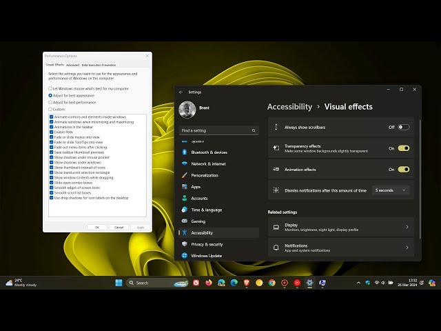 How to Disable Visual Effects to Speed Up Windows 11