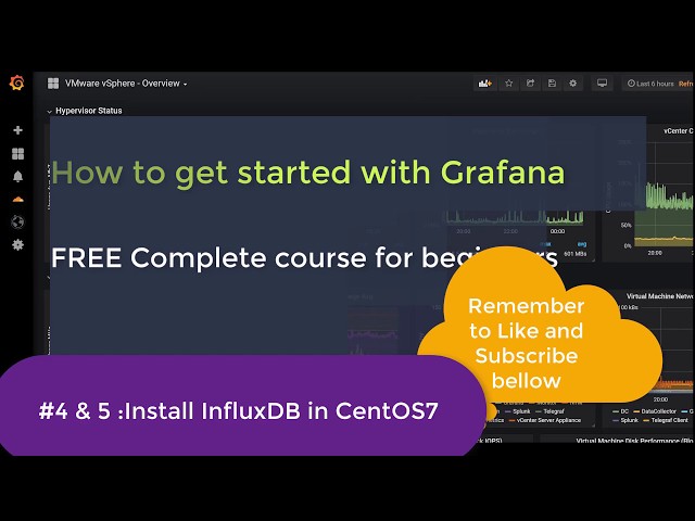 #2 Grafana Monitoring | FREE Beginner course | Install InfluxDB in CentOS 7.X