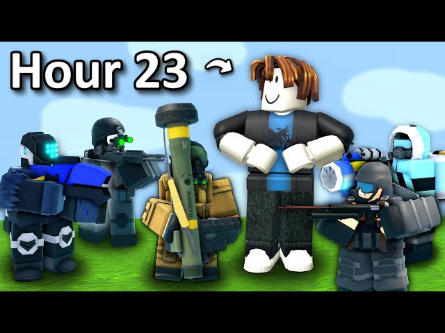 I Spent 24 Hours in Roblox Tower Defense X