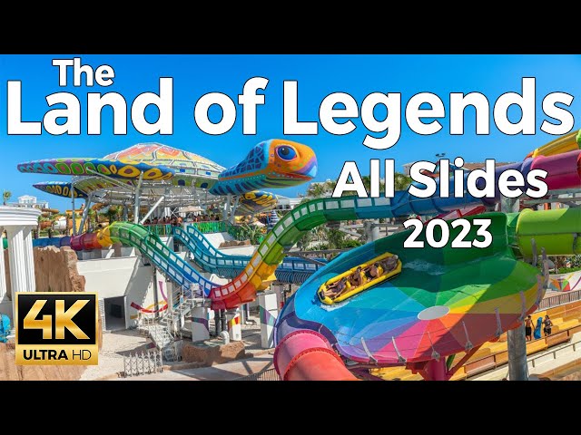 The Land of Legends Theme Park 2023, Antalya, Turkey (Türkiye) - All Slides