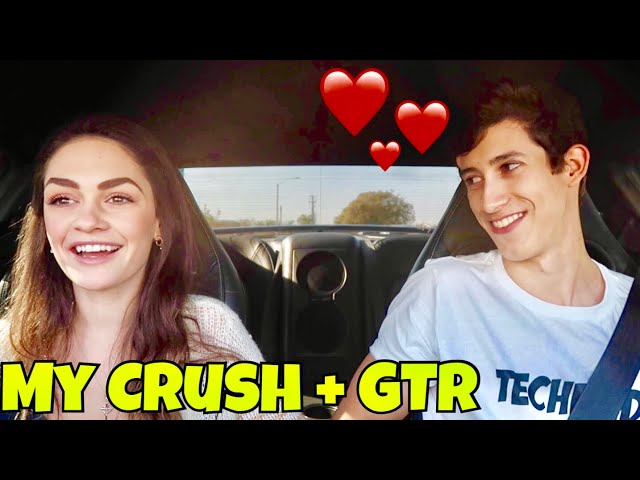 PICKING UP MY HIGH SCHOOL CRUSH IN MY NISSAN GT-R 700HP | BEST LAUNCH REACTION