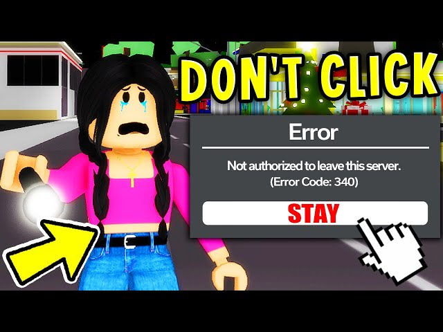 The SCARIEST ERRORS on ROBLOX BROOKHAVEN!