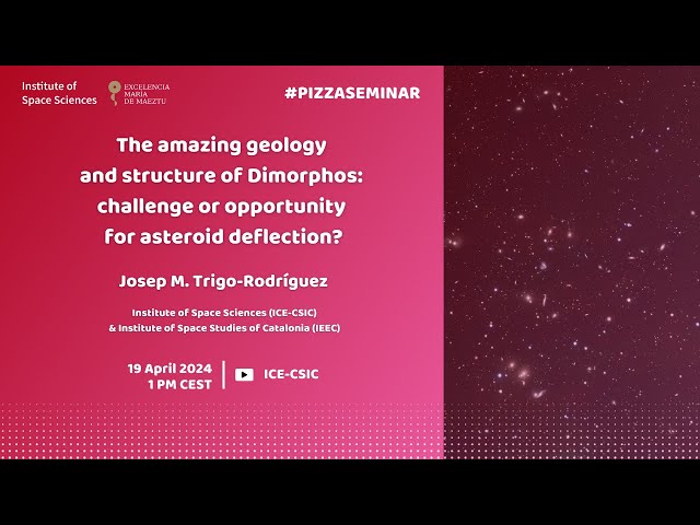Josep M. Trigo - Dimorphos' geology & structure: challenge or opportunity for asteroid deflection?