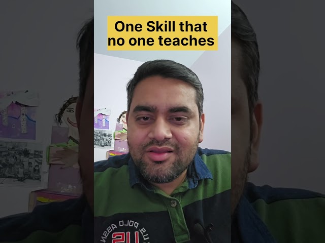 One Skill that no one teaches |  Gyan that make sense