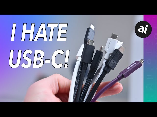 USB-C Sucks & It May Not Be Getting Any Better Soon