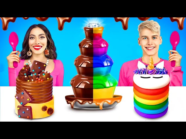 Candy Food Challenge | Gummy Food, Real Food vs Chocolate Food Challenge by RATATA BRILLIANT