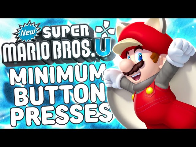 What Is The Minimum Amount Of Buttons Needed To Complete New Super Mario Bros U?