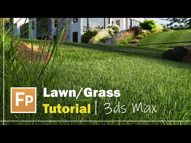 Lawn / Grass Tutorial on Forest Pack and 3ds Max.  How to do English style Lawns.  Easy sod!