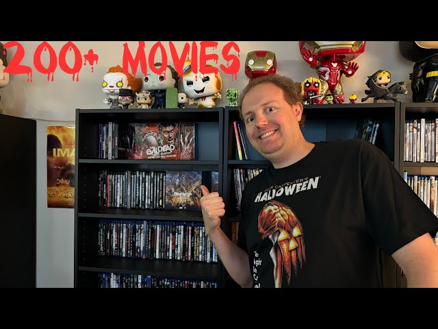 Full Walkthrough Of My Entire Horror Movie Collection! 200+ Movies!