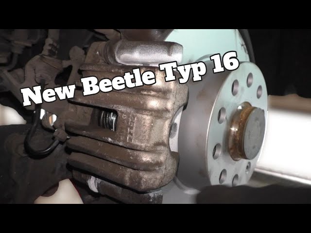 Bremse hinten wechseln - New Beetle Typ 16
