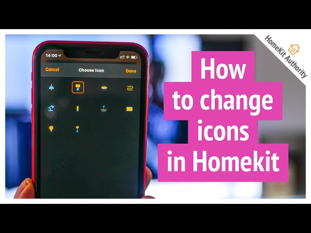 How to change HomeKit Icons in the Apple Home App for Lights, blinds, power sockets and fans