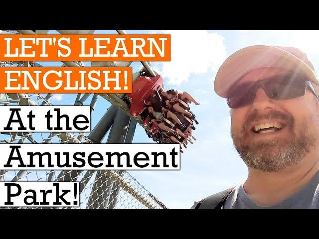 Let's Learn English at the Amusement Park - A Fun English Lesson🍁