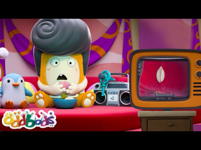 TV Isn't Always What It's Cracked Up To Be! | Oddbods Cartoons | Funny Cartoons For Kids