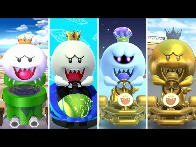 Evolution of King Boo Characters in Mario Kart (2003-2020)