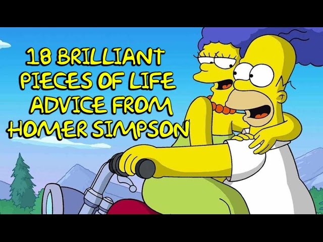 18 Brilliant Pieces of Life Advice From Homer Simpson
