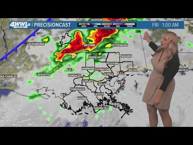 New Orleans Weather: Very hot today, strong storms on Northshore overnight