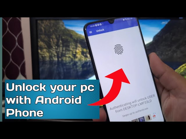 Unlock your pc using phone Fingerprint scanner | Unlock Pc using Android phone | #mbtalksddn