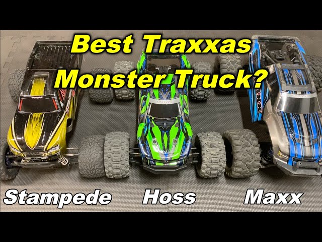 Best Traxxas Monster Truck: Hoss vs. Maxx vs. Stampede comparison review
