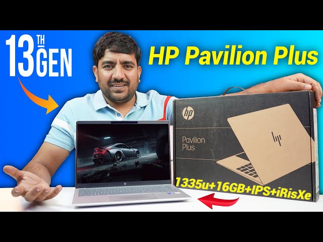 HP Pavilion Plus Intel Core i5 13th Gen Laptop | Best Thin & Lightweight Laptop | Unboxing & Review🔥