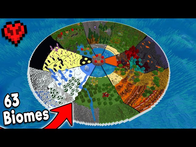 I Rebuilt EVERY Biome in Hardcore Minecraft