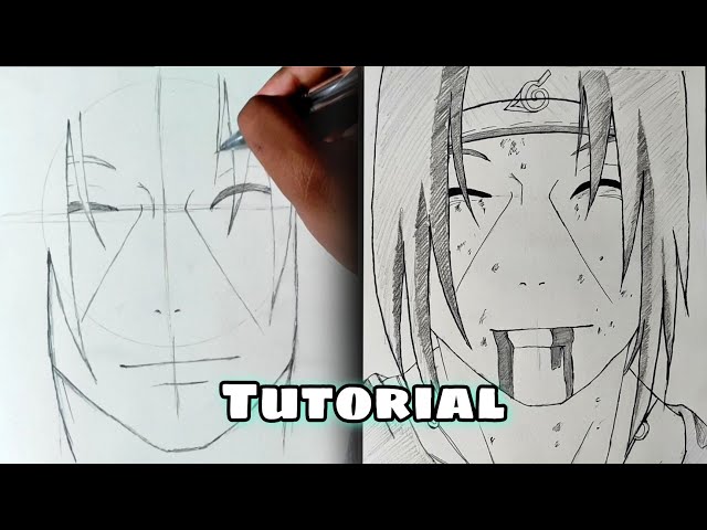 [Tutorial] How to Draw Itachi Uchiha | Step by Step - ANIME LO. ART