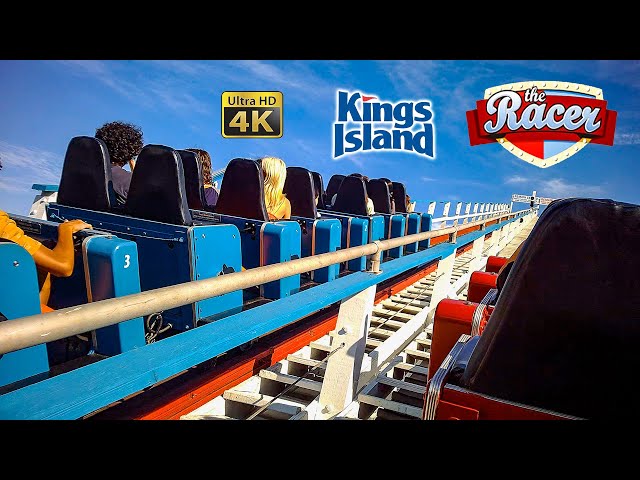 2022 The Racer Roller Coaster Red Train On Ride 4K POV Kings Island