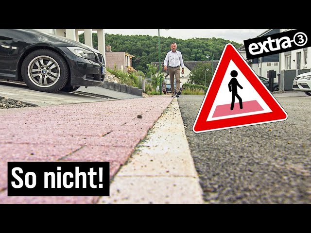 Realer Irrsinn: Falsche Bordsteinfarbe in Nittel | extra 3 | NDR
