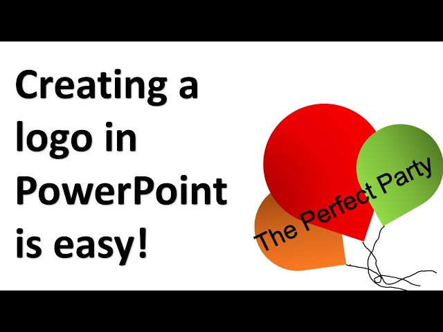 How to... Create a simple logo using only PowerPoint!