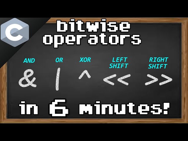 C bitwise operators 🔣
