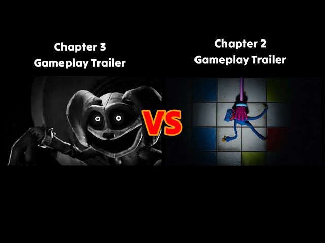 Poppy Playtime Chapter 2 VS Chapter 3 Gameplay Trailer