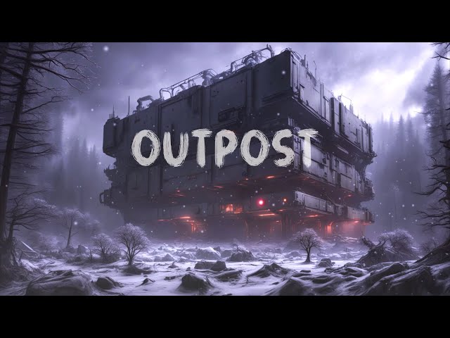 Outpost :  Dystopian Ambience  | Binaural | Winter Forest | Focus Meditation Relaxation