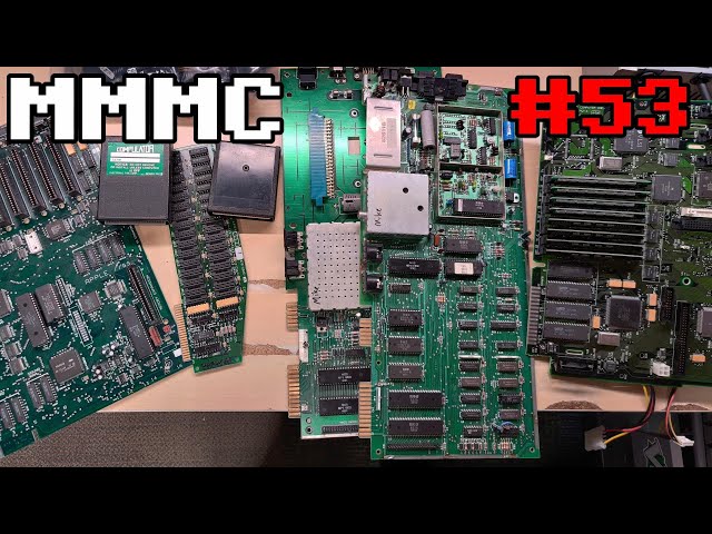 An Apple IIgs motherboard, a VIC-20 with missing parts, some unknown C64 carts and more!