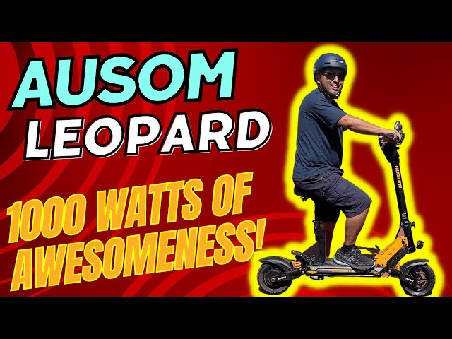 AUSOM LEOPARD 1000W SCOOTER REVIEW! Could Be The Best Priced  Electric Scooter in 2023! Only $899!