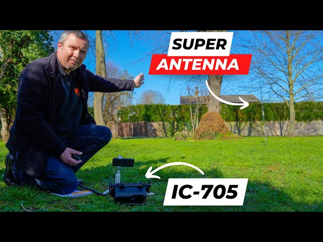 Portable with Icom IC-705 and Super Antenna!