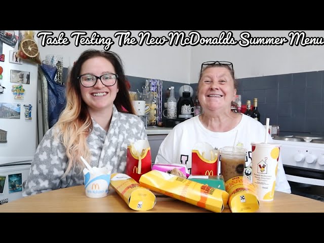 Taste Testing The New McDonalds Summer Menu