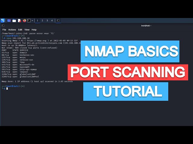 Nmap Basics: Port Scanning Tutorial