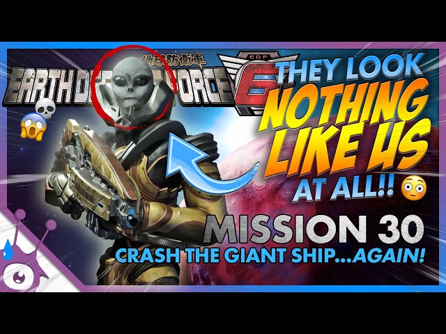 Earth Defense Force 6 - Mission 30 (English Version) - Crash the Giant Ship...Again! - PS5