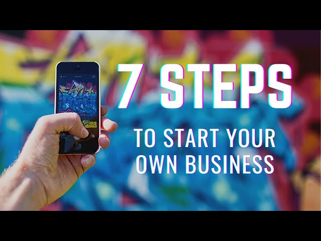 HOW TO START A BUSINESS!! (our exact 7 step process!)