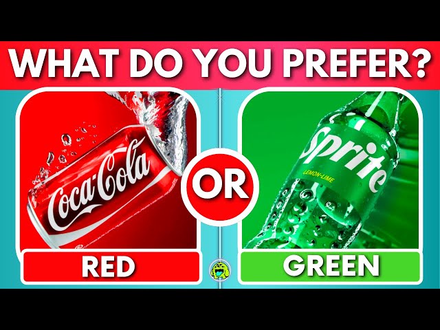 What Do You Prefer RED vs GREEN 🔴🟢