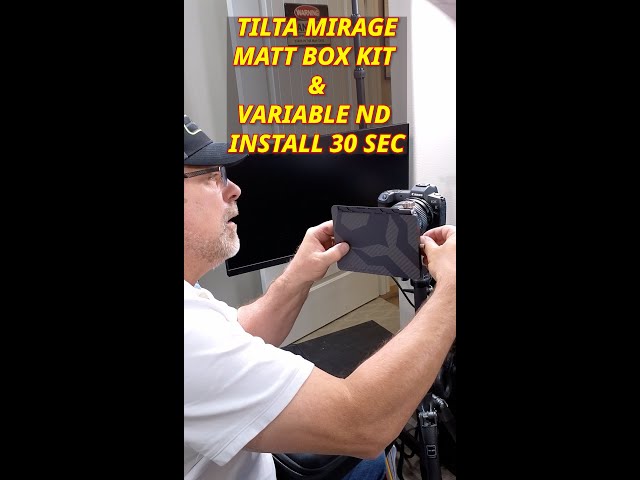 Tilta Mirage Matt Box install in 30seconds & VND Filter #shorts