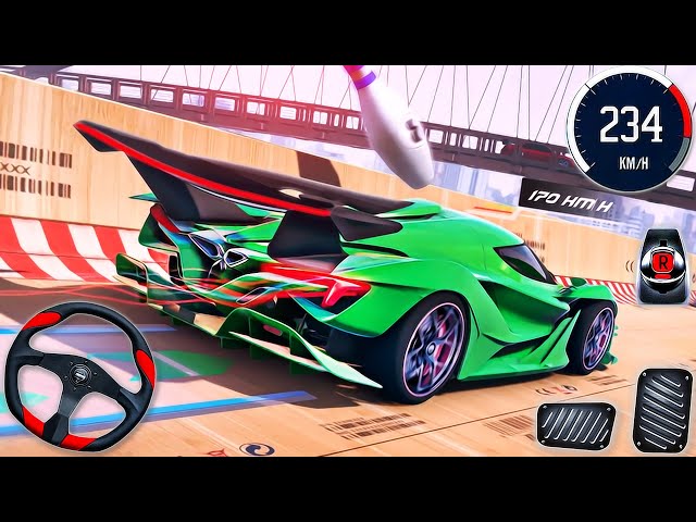 Real Crazy GT Car Stunts Racing 3D - Impossible Sport Car Driving Simulator - Android GamePlay #2