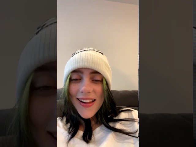 Billie Eilish Instagram Live | January 28, 2021
