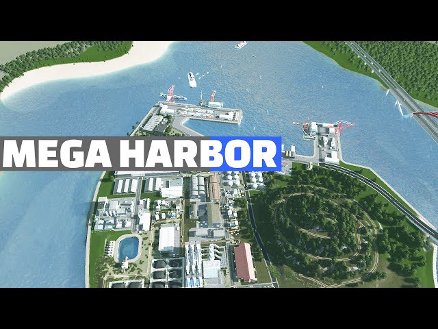 Building the PERFECT Harbor for Our City in Cities Skylines | Canalville
