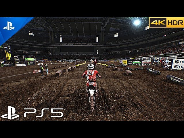 (PS5) Monster Energy Supercross Gameplay | Ultra Realistic Graphics [4K HDR]